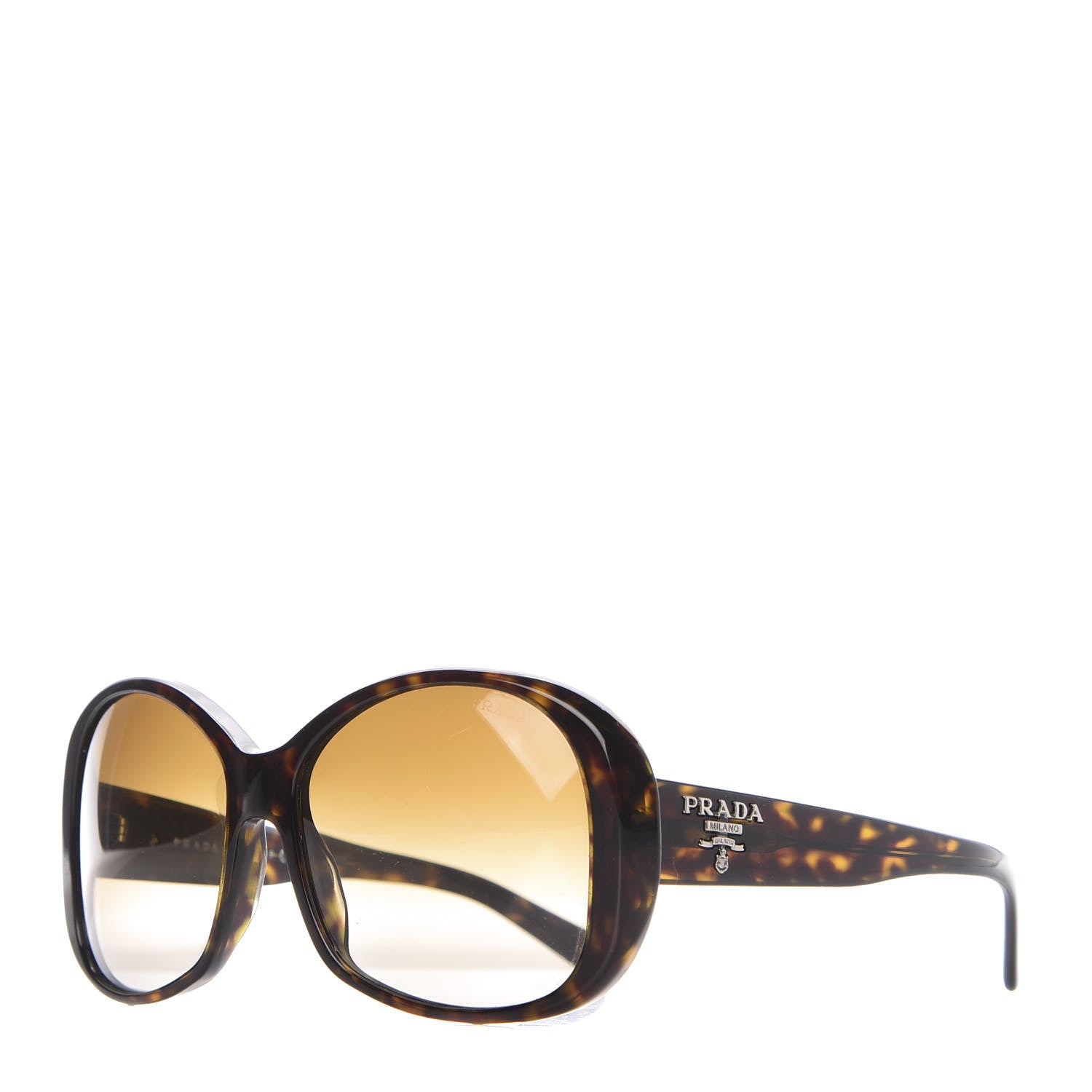 Prada Polarized Sunglasses SPR 03M Havana Brown 1 of 8