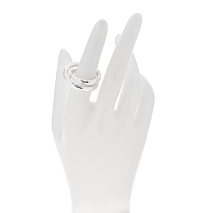 Hermes Sterling Silver MM Vertige Ring 52 6 2 of 5