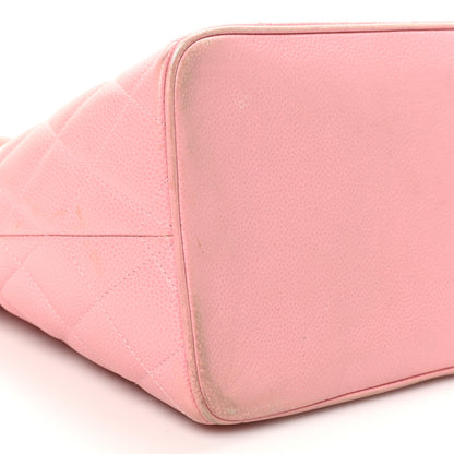Chanel Caviar Quilted Medallion Tote Light Pink 9 of 13