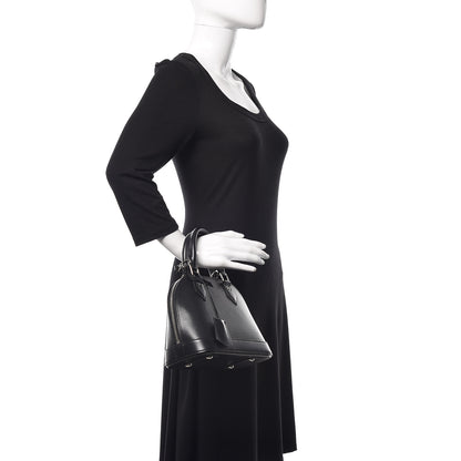Louis Vuitton Epi Alma BB Black 3 of 10