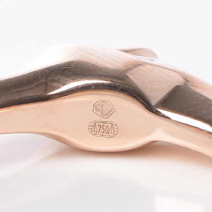 Hermes 18K Rose Gold Diamond TPM Galop Ring 51 5.75 5 of 6