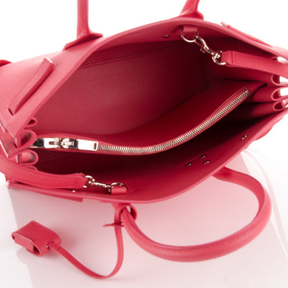 Saint Laurent Grained Calfskin Small Sac De Jour Rose Clair 5 of 9