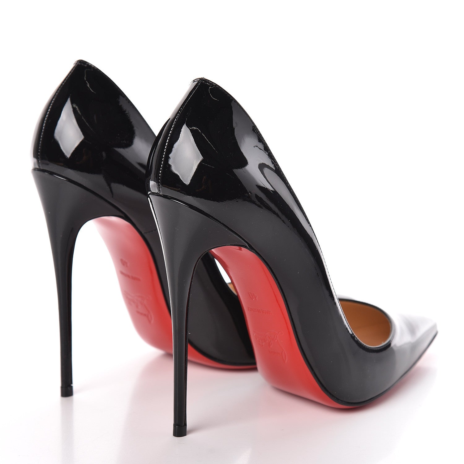 Christian Louboutin Patent So Kate 120 Pumps 40 Black 4 of 8