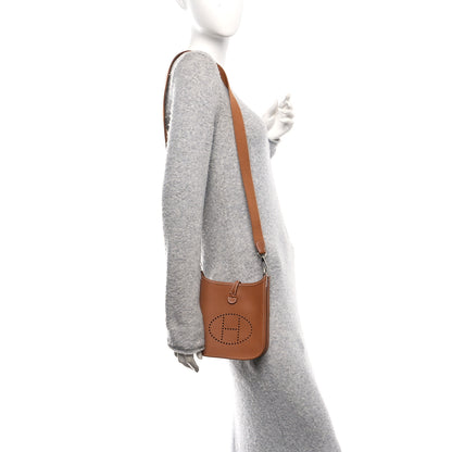 Hermes Taurillon Clemence Evelyne TPM Gold 2 of 11