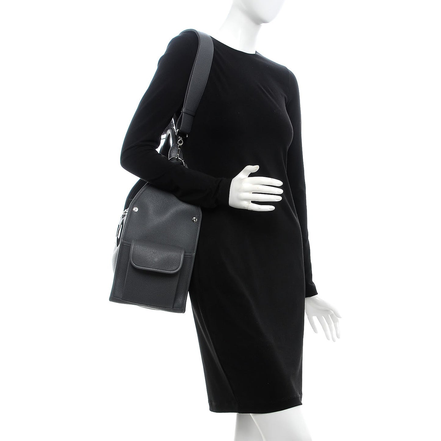 Calfskin Detachables Top Handle Grey