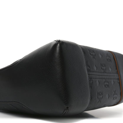 MCM Calfskin Ottomar Monogram Klara Medium Hobo Black 8 of 10
