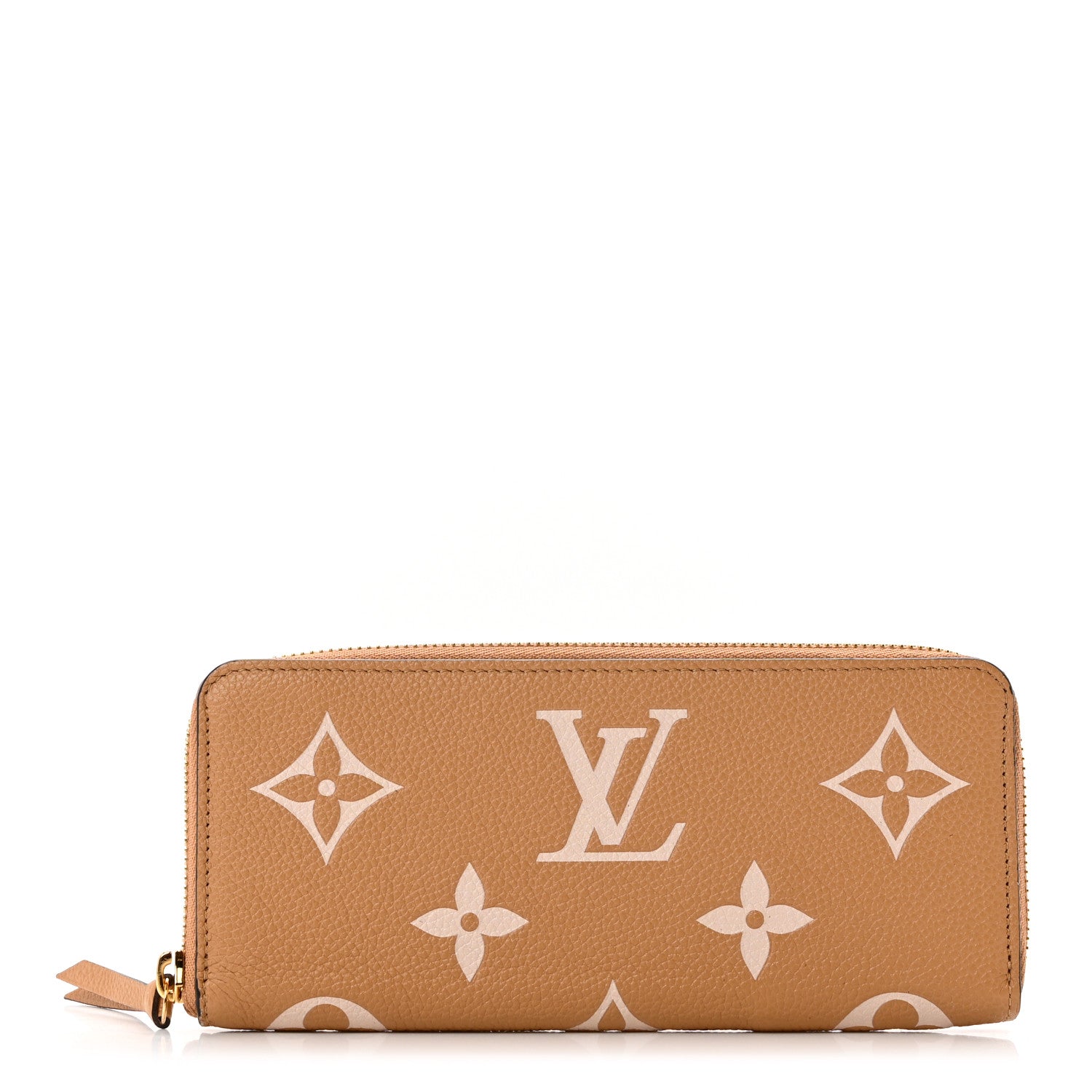 Louis Vuitton Empreinte Monogram Giant Clemence Wallet Arizona Creme 1 of 7