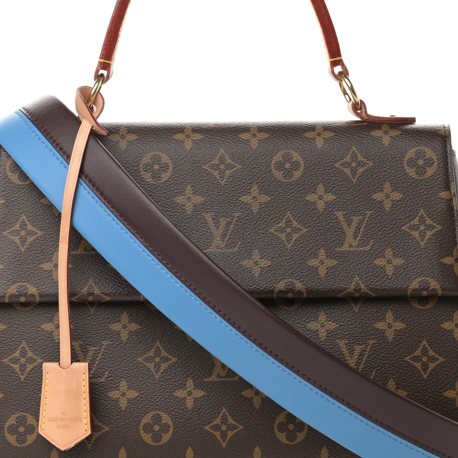 Louis Vuitton Monogram Cluny MM Blue Glacial 7 of 15