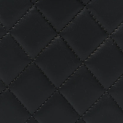 Chanel Lambskin Quilted CC Phone Holder Black 8 of 12