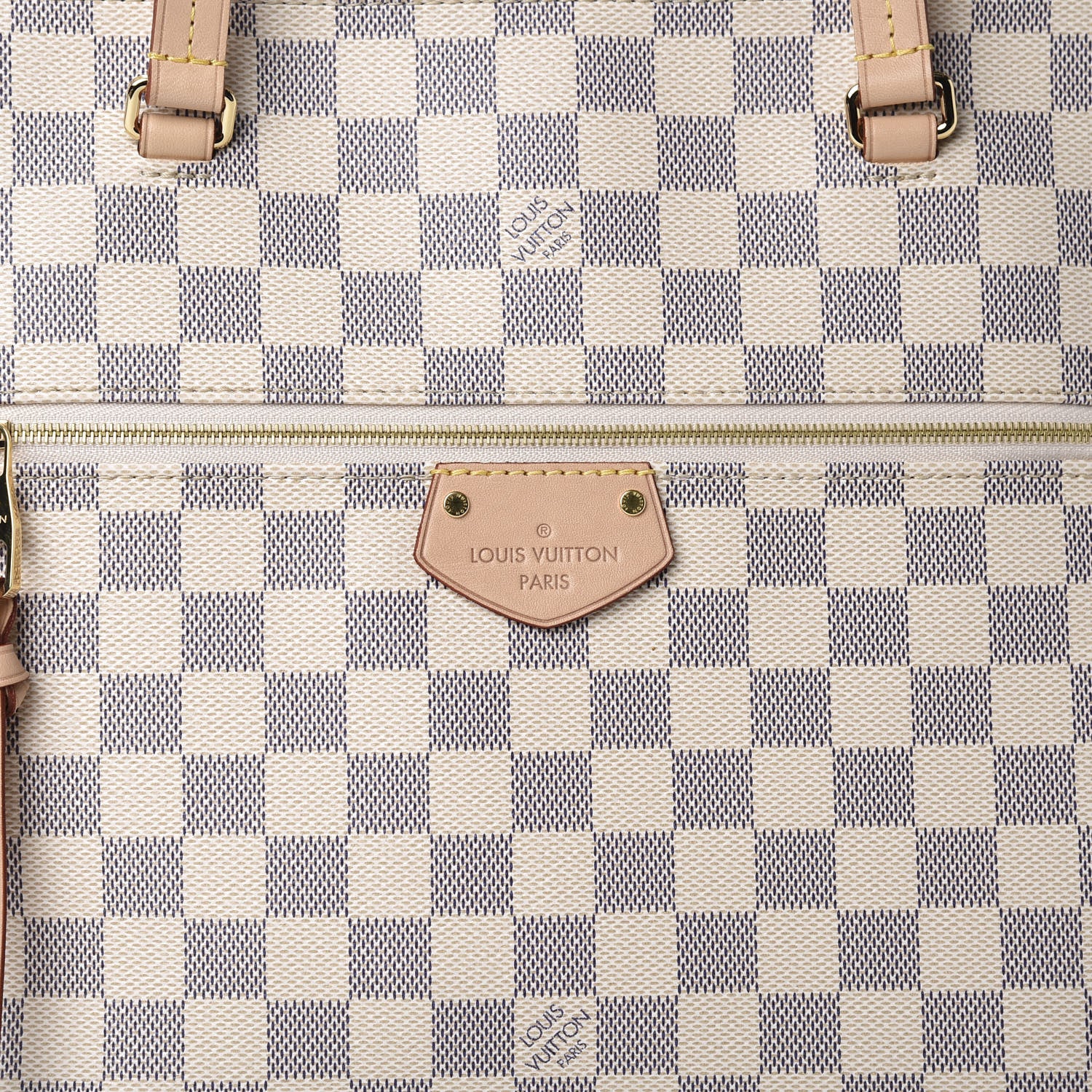 Louis Vuitton Damier Azur Iena MM 9 of 10