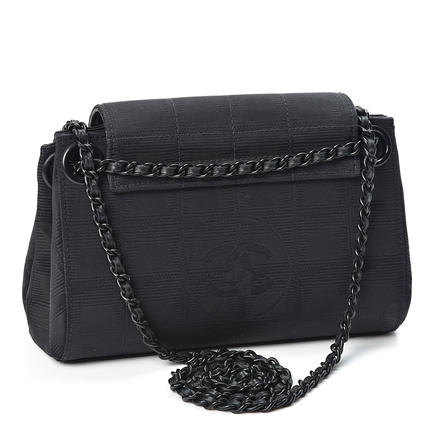 Nylon Mini Travel Accordion Flap Black