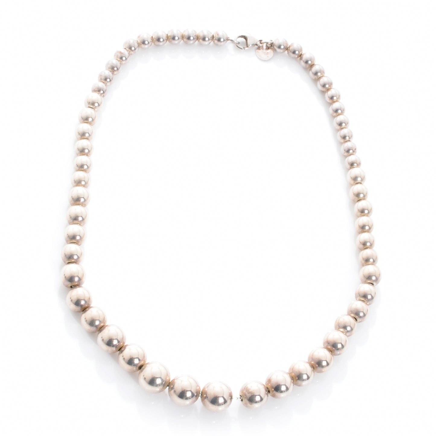 Sterling Silver HardWear Graduated Ball Necklace