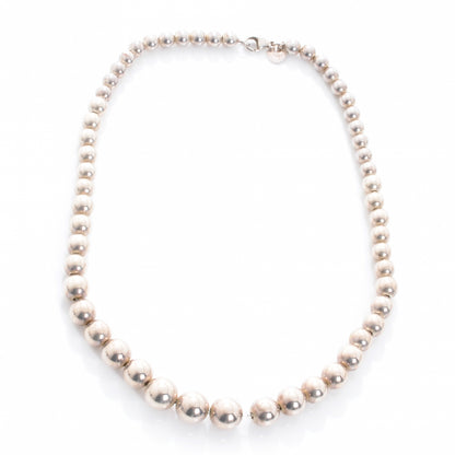 Tiffany Sterling Silver HardWear Graduated Ball Necklace 1 of 5