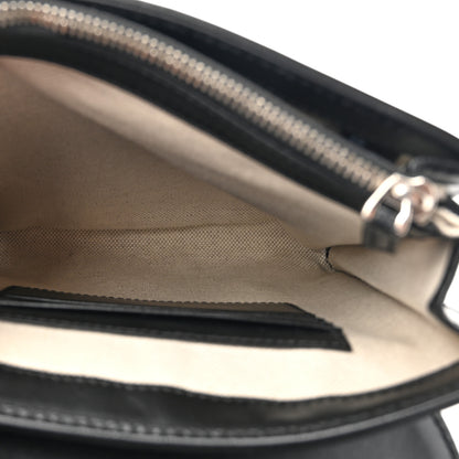 Gucci Calfskin GG Tennis Embossed Messenger Bag Black 5 of 12