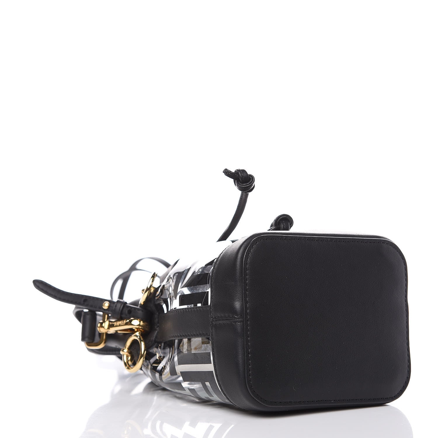 Fendi TPU FF Vitello Grace F is Fendi Mini Mon Tresor Bucket Bag Black 4 of 8