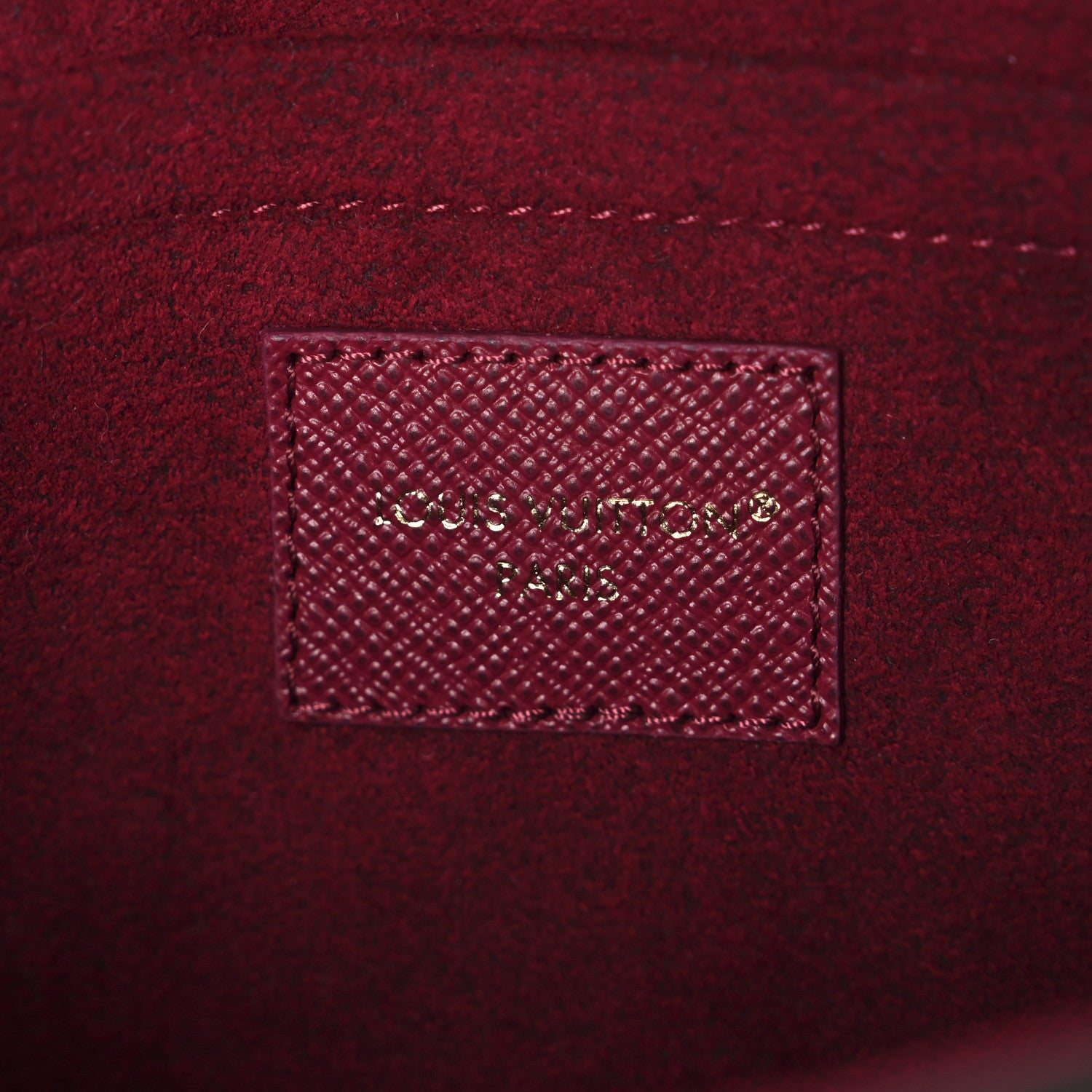 Louis Vuitton Monogram Pochette Felicie Chain Wallet Fuchsia 7 of 11