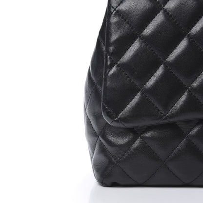 Chanel Lambskin Quilted Medium Kelly Flap Bag Black 13 of 16