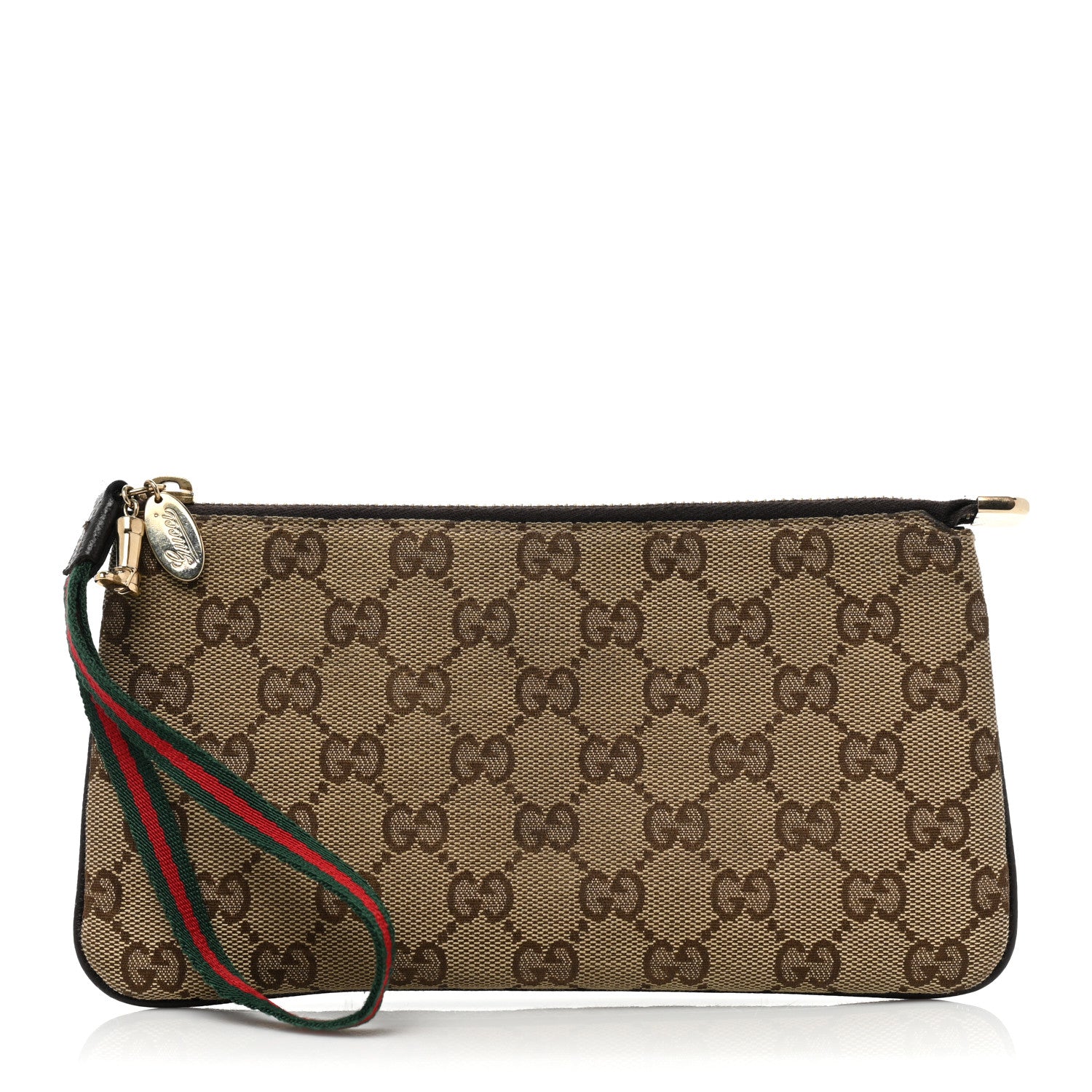 Gucci Monogram Jolicoeur Pochette Brown 1 of 13