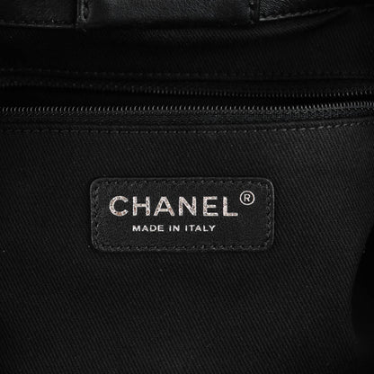 Chanel Caviar Quilted Medium CC Bucket Bag Dark Blue 6 of 7