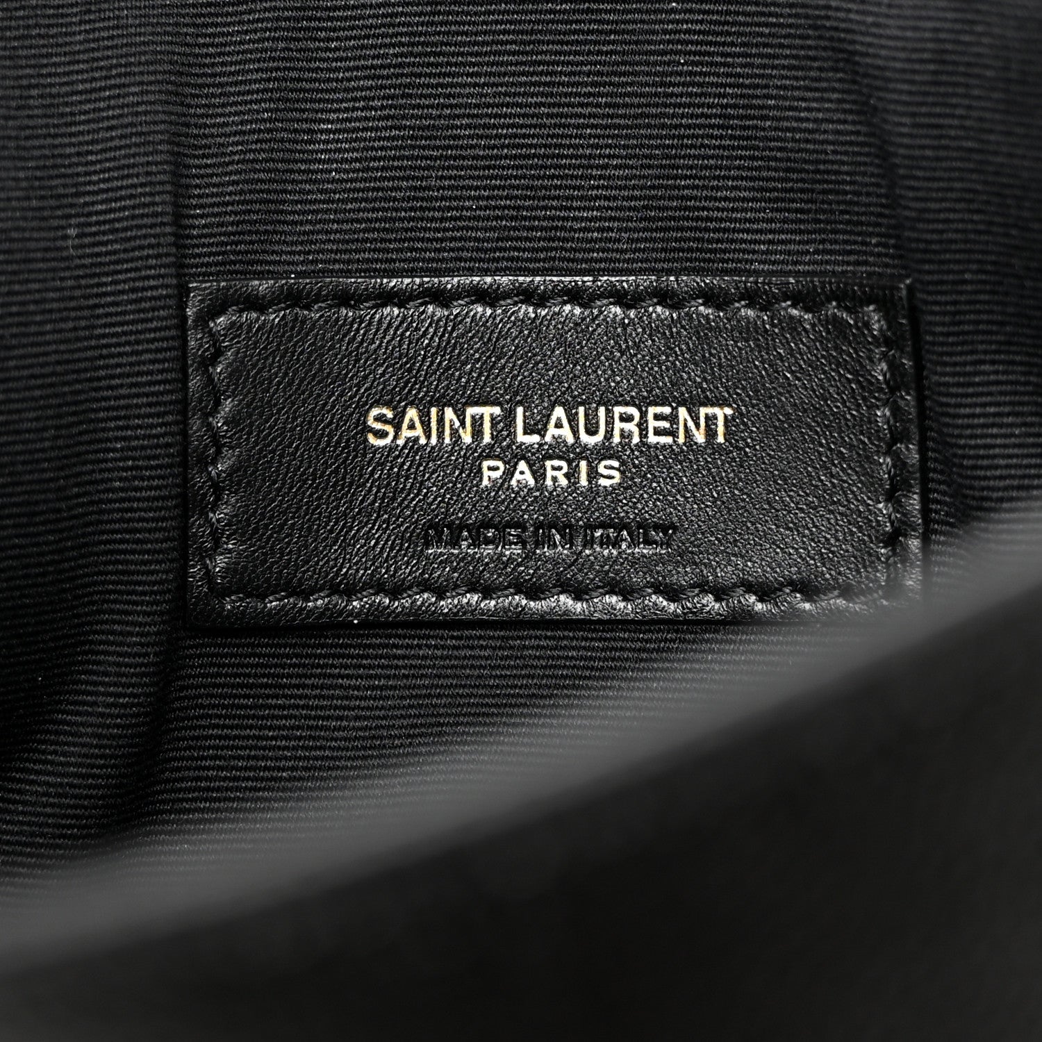 Saint Laurent Grain De Poudre Uptown Pouch Black 6 of 8