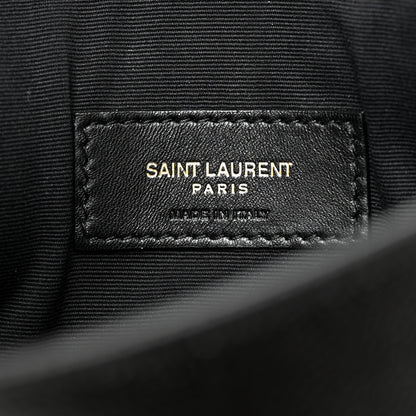 Saint Laurent Grain De Poudre Uptown Pouch Black 6 of 8