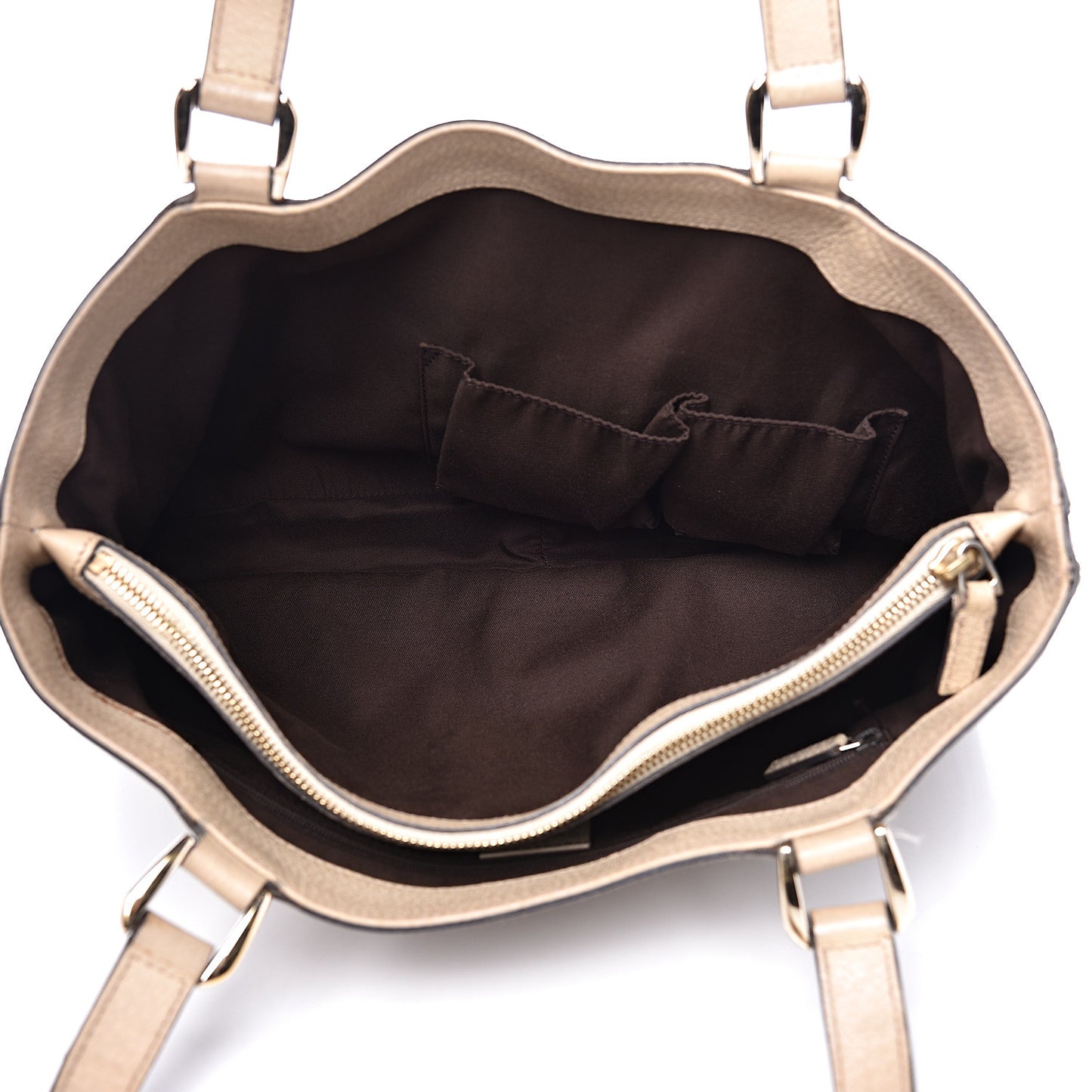 Monogram Medium Abbey Tote White