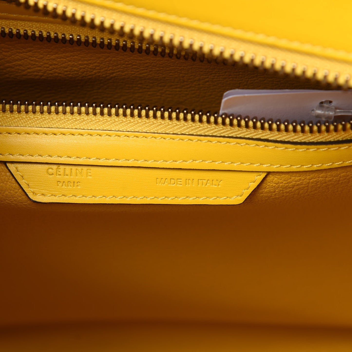 Smooth Calfskin Mini Luggage Citron