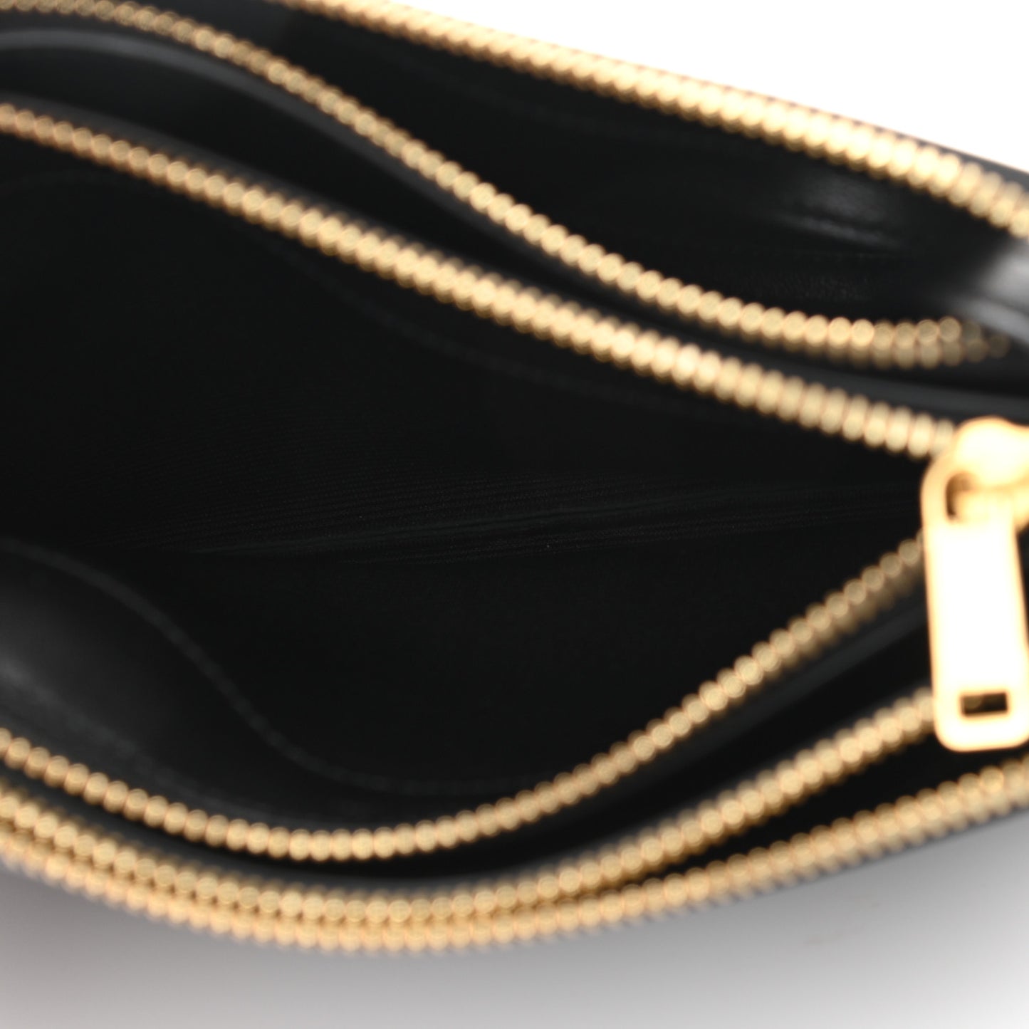 Lambskin Small Trio Crossbody Bag Black