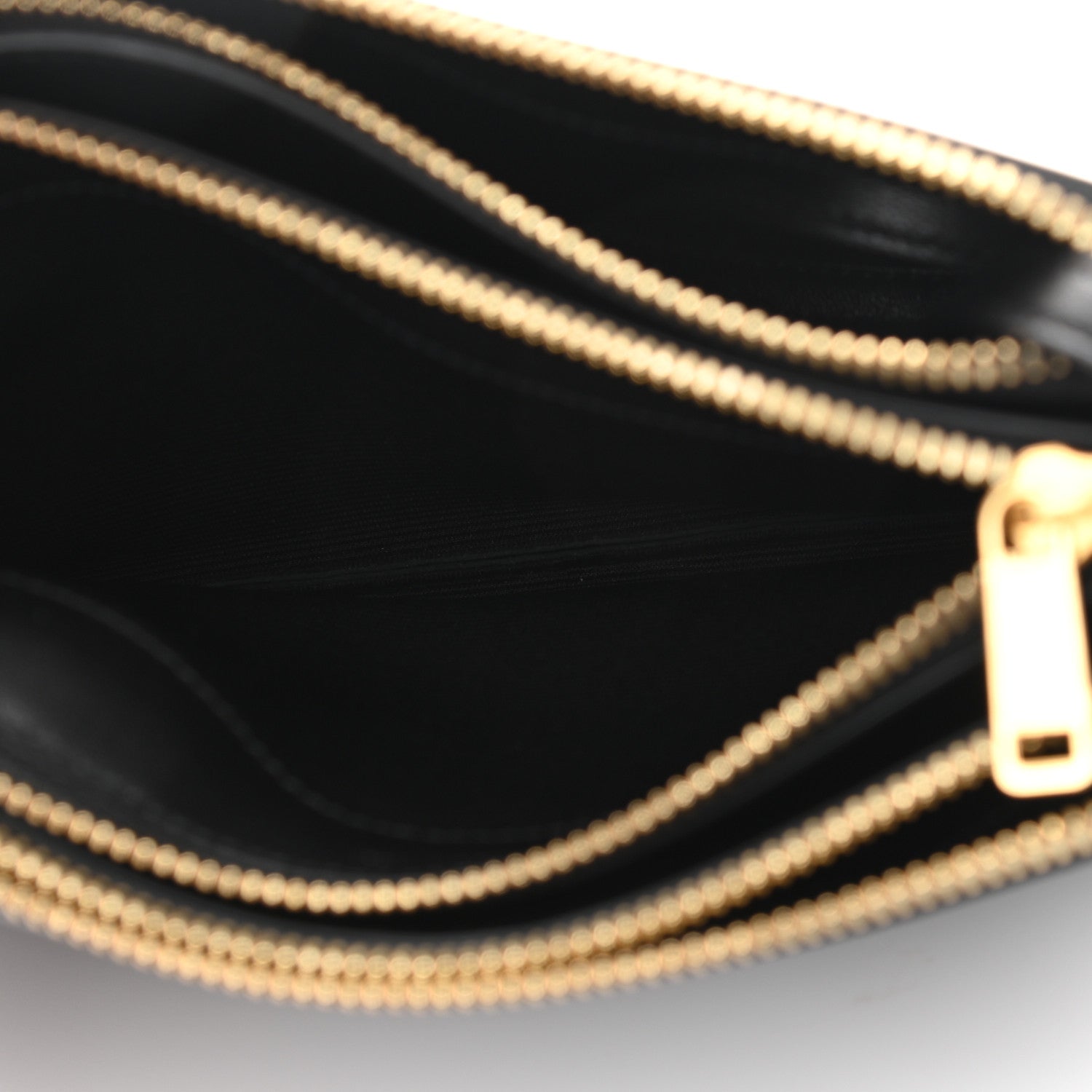 Celine Lambskin Small Trio Crossbody Bag Black 5 of 13