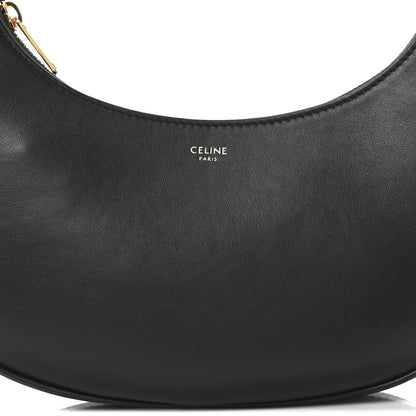 Celine Smooth Calfskin Medium Strap Ava Shoulder Bag Black 8 of 10