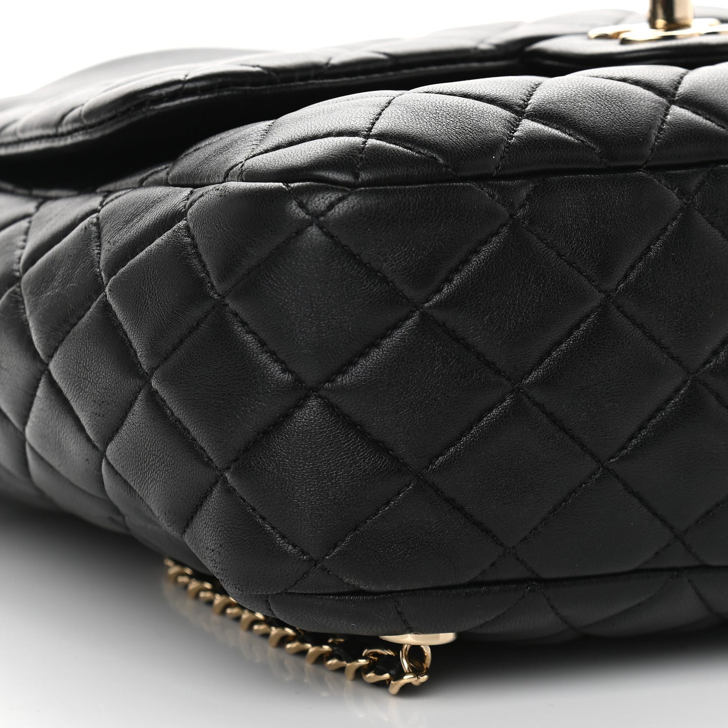 Lambskin Quilted Large In Seoul Backpack Navy