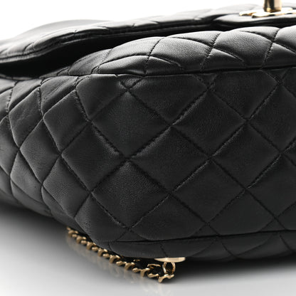 Chanel Lambskin Quilted Large In Seoul Backpack Navy 8 of 9