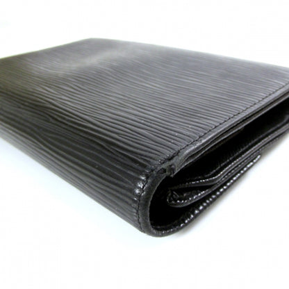 Louis Vuitton Epi Porte Tresor Etui Papiers Wallet Black 5 of 9