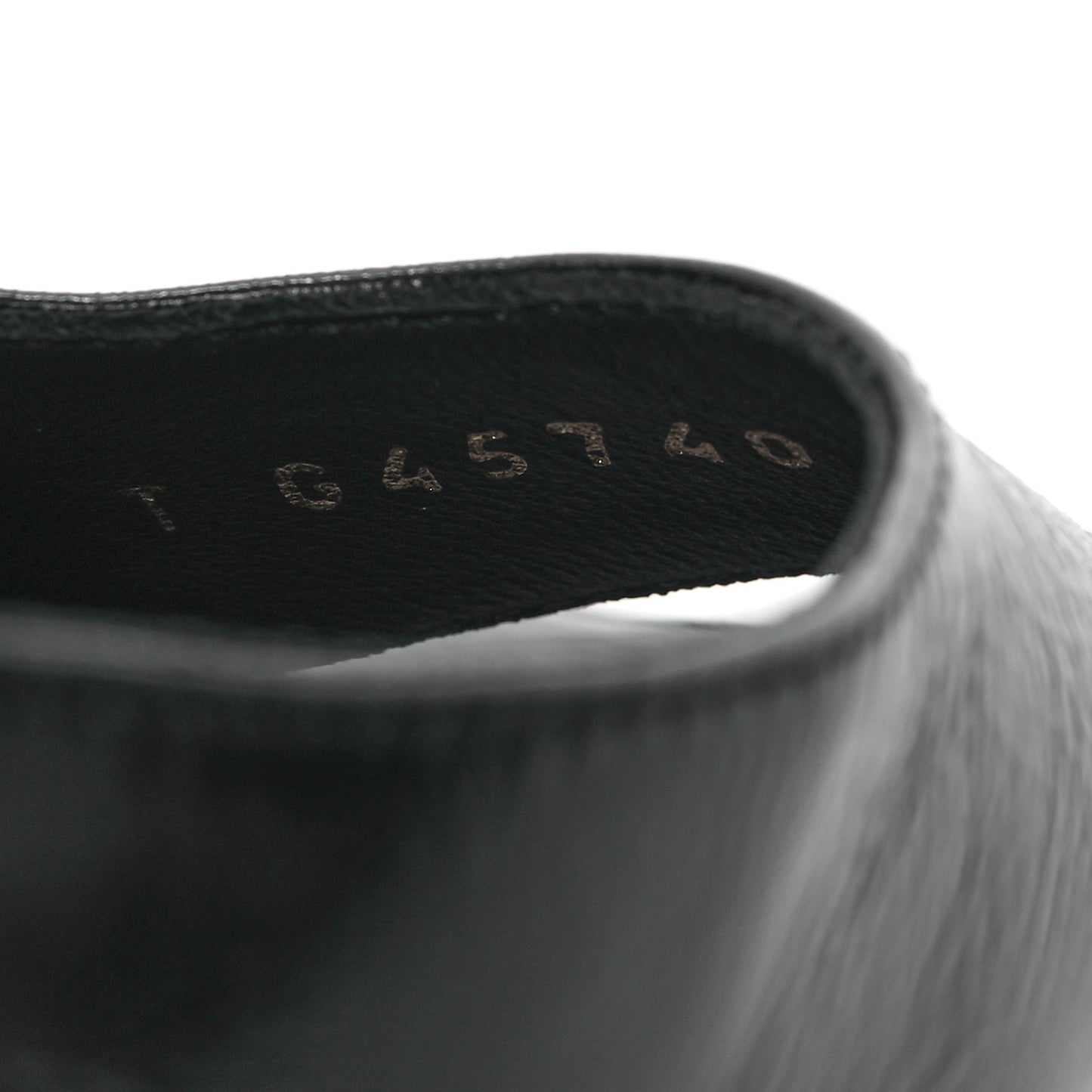 Calfskin CC Platform Sandals 38.5 Black