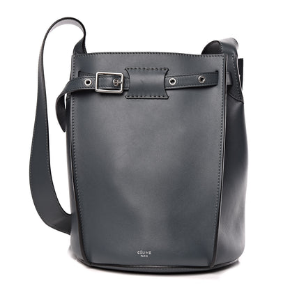Celine Smooth Calfskin Long Strap Big Bucket Bag Slate 1 of 10