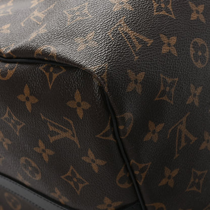 Louis Vuitton Monogram Macassar Keepall Bandouliere 55 10 of 12