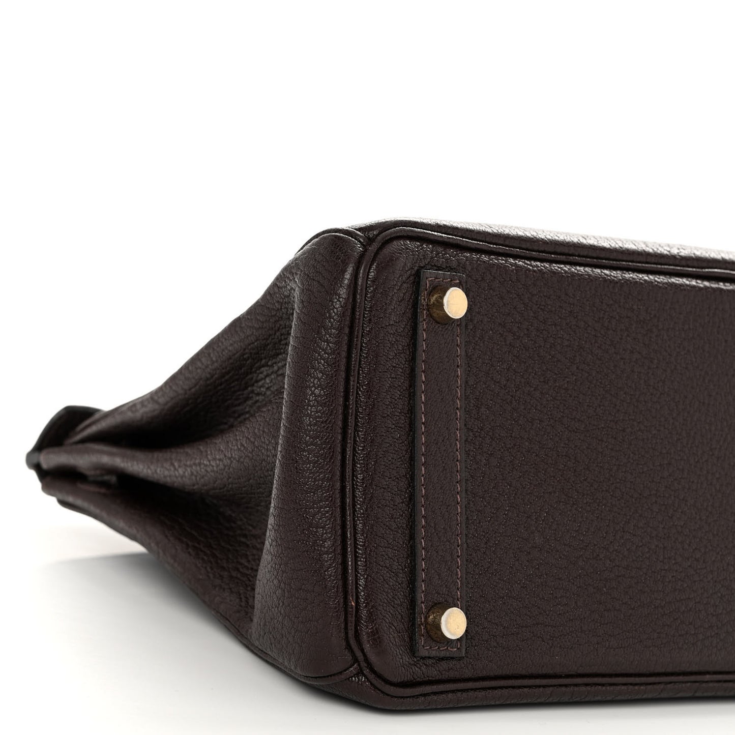 Chevre De Coromandel HAC Birkin 28 Chocolate