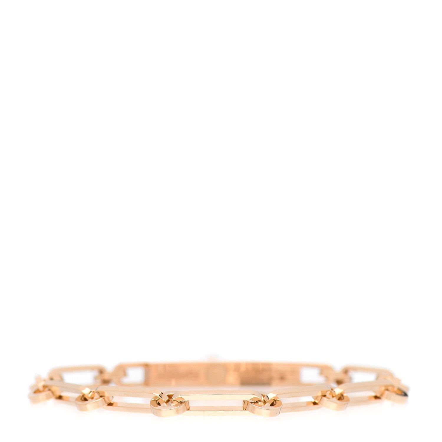 Hermes 18K Rose Gold Kelly Chaine Bracelet ST 2 of 4