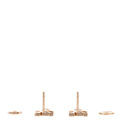 Louis Vuitton 18K Pink Gold Diamond Idylle Blossom LV Stud Earrings 3 of 5