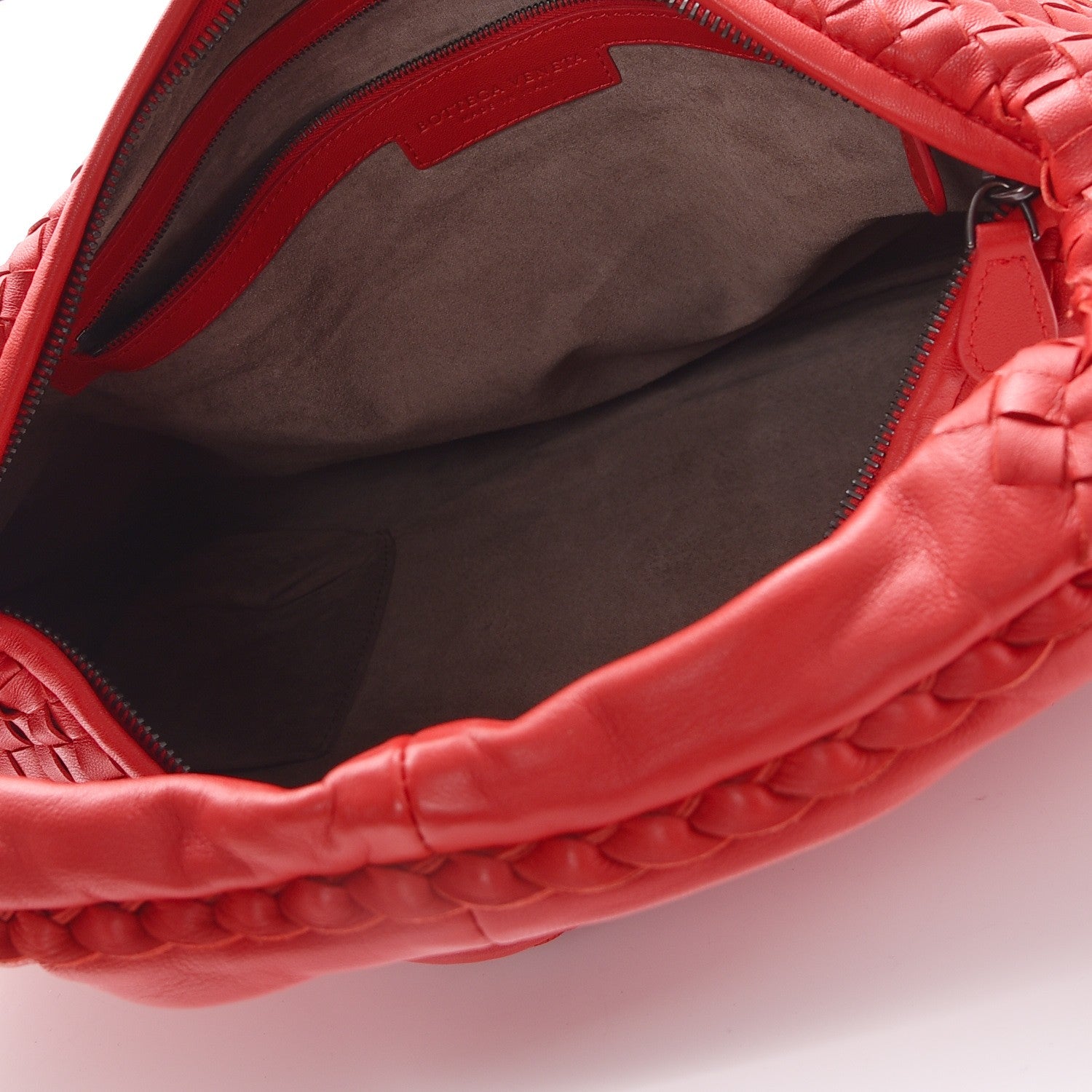Bottega Veneta Nappa Intrecciato Large Veneta Hobo Corniola 5 of 8