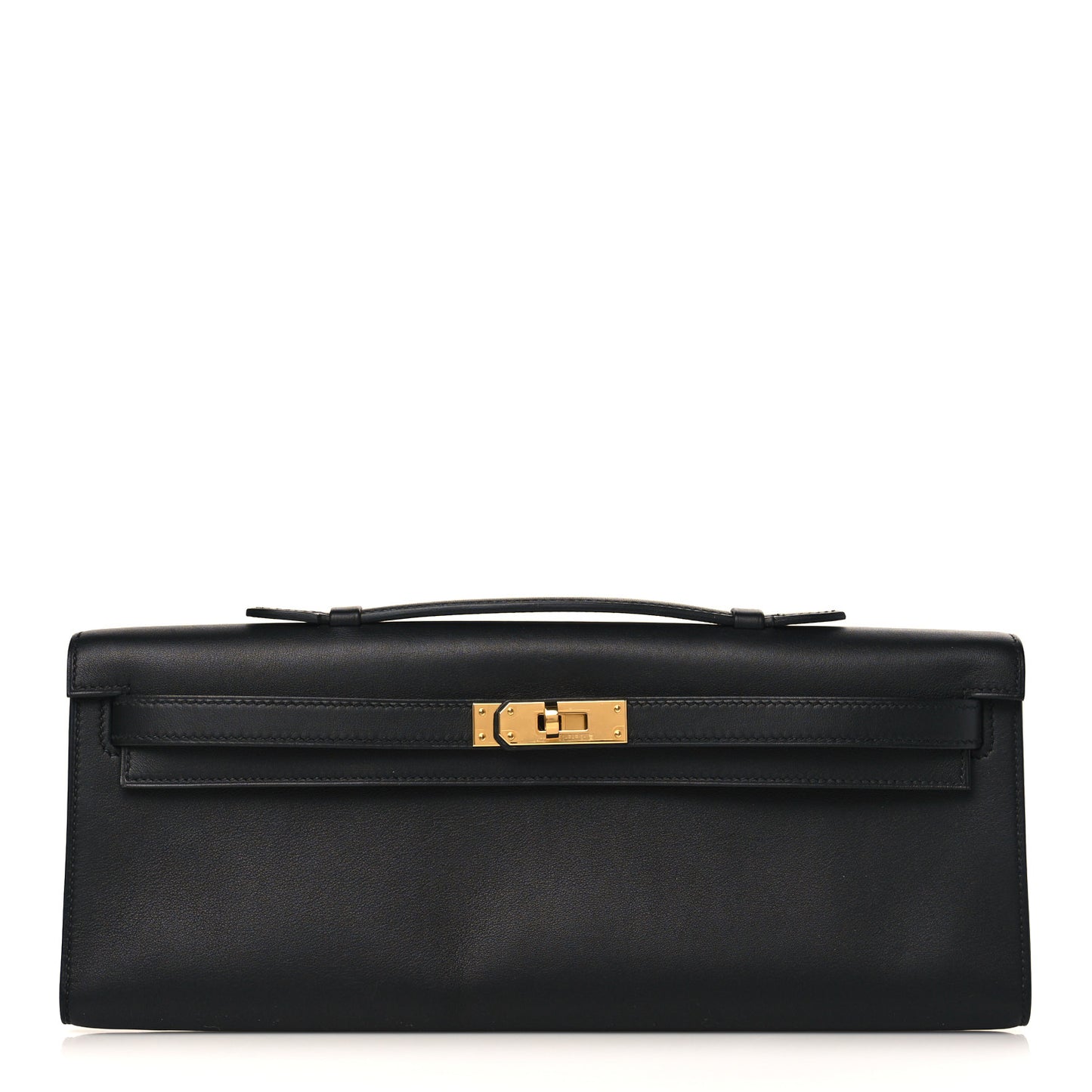 Swift Kelly Cut Clutch Pochette Black