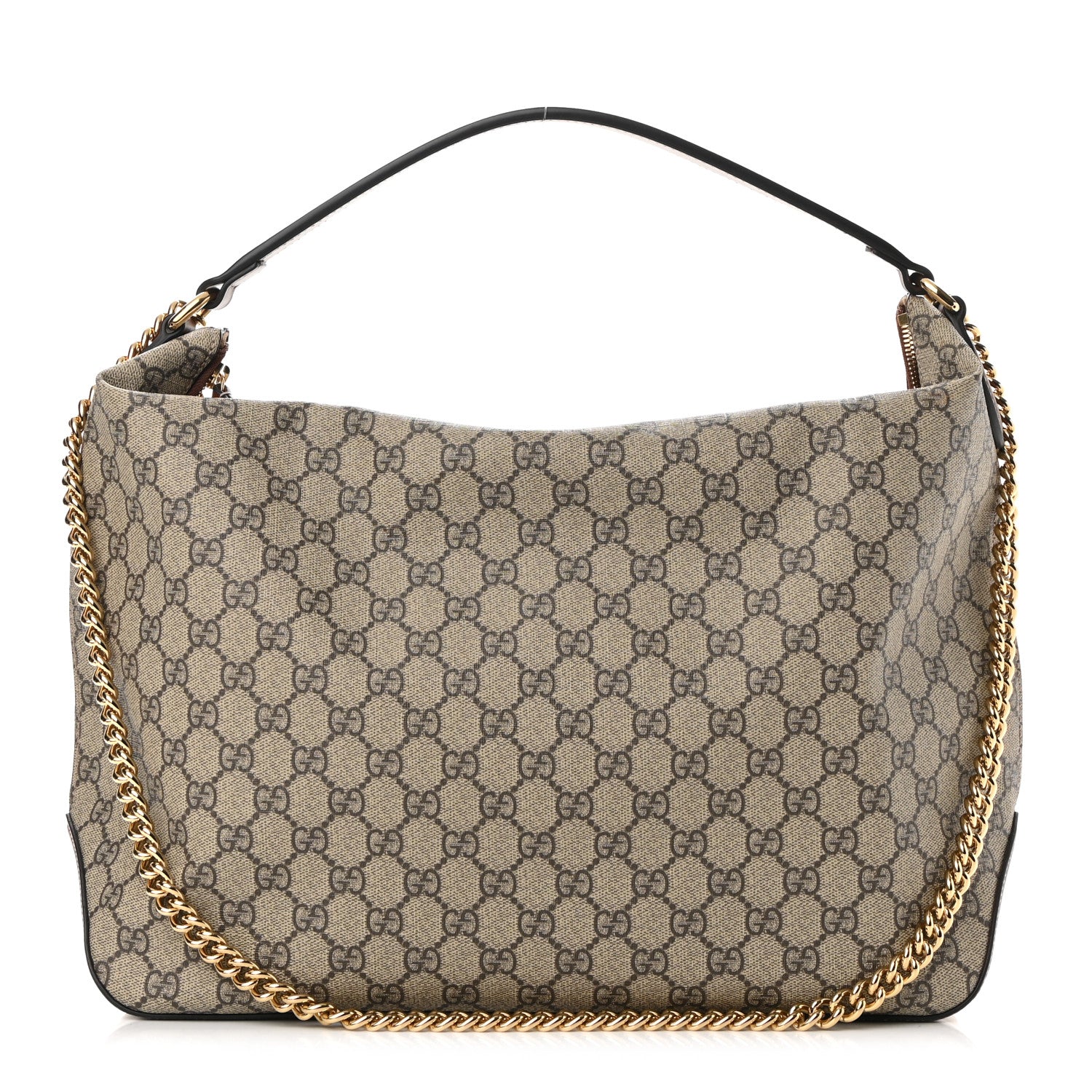 Gucci GG Supreme Monogram Large Linea A Hobo Light Brown 1 of 10