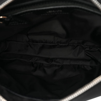 Versace Nylon Baroque Medusa Belt Bag Black White 5 of 10
