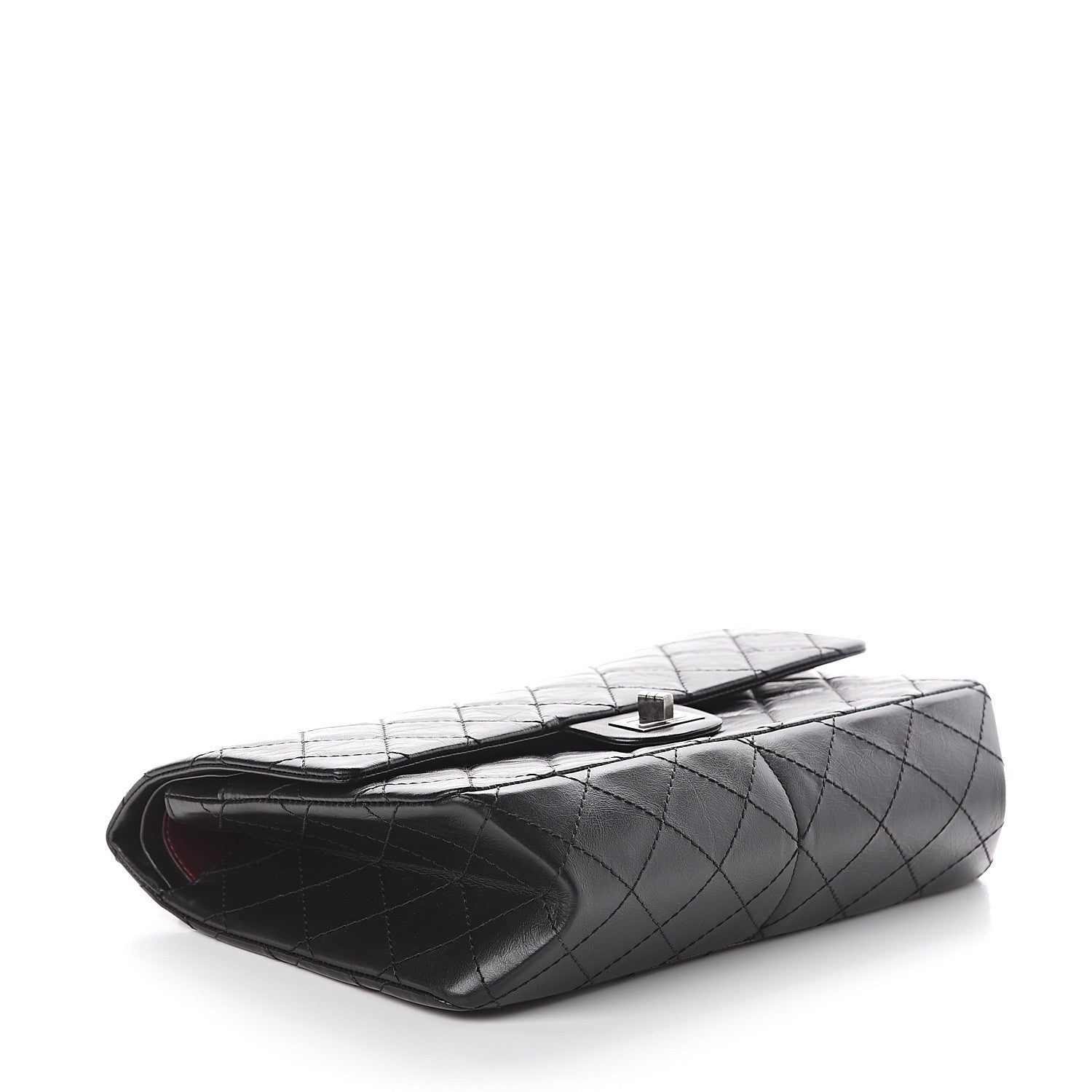 Chanel Aged Calfskin Quilted 2.55 Reissue 226 Flap Black 3 of 8