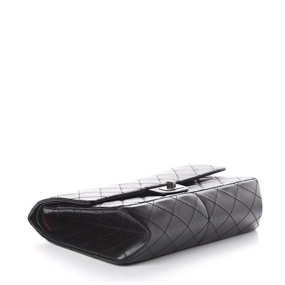 Chanel Aged Calfskin Quilted 2.55 Reissue 226 Flap Black 3 of 8