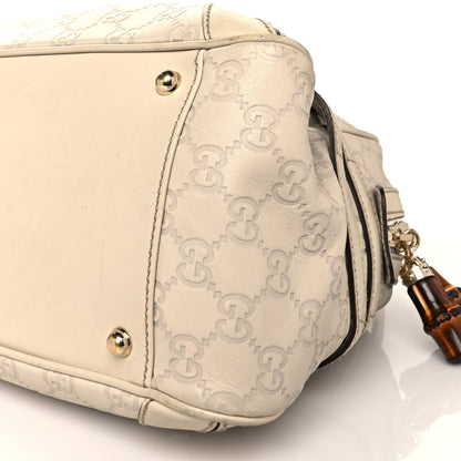 Gucci Guccissima Large Wave Boston Off White 10 of 14