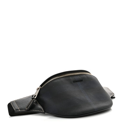 Burberry E-canvas Check Cason Mini Bum Bag Navy Blue 4 of 13