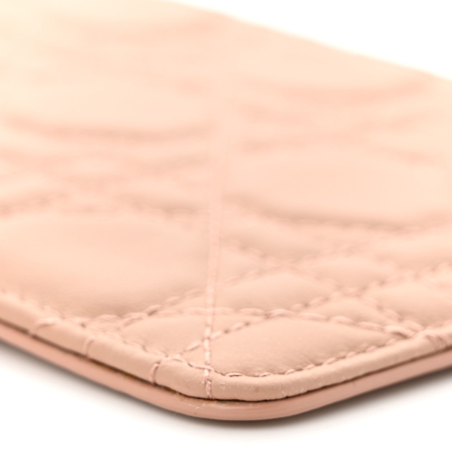 Christian Dior Ultra Matte Calfskin Lady Dior Long Wallet With Strap Beige 8 of 9