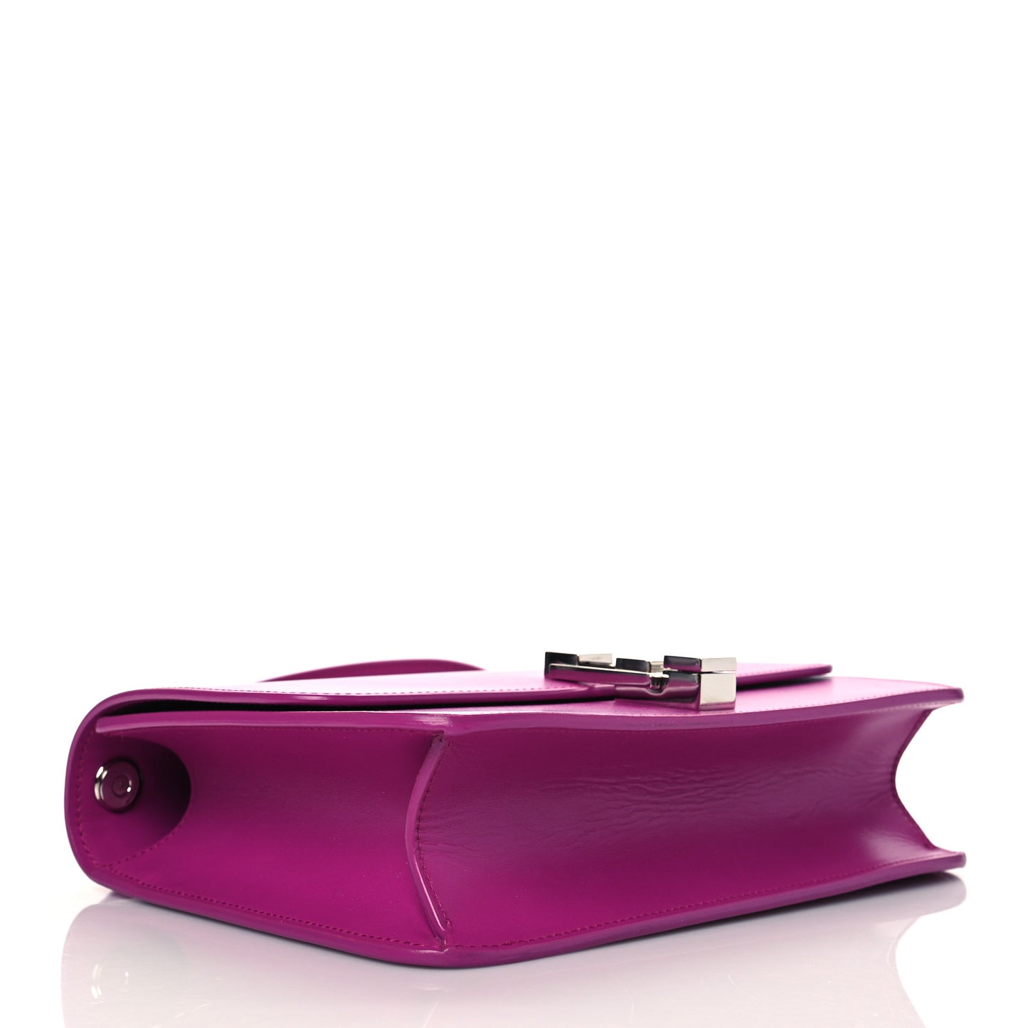Smooth Calfskin Le Carre Shoulder Bag Purple