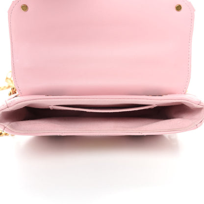 Louis Vuitton Calfskin Leopard Print New Wave Chain PM Light Pink 5 of 10